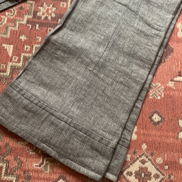 Adorable Banana Republic linen suit. EUC GRAY/black mini houndstooth print - Picture 9 of 9